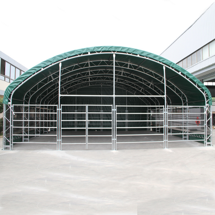 Xinli 10M Prefabricated Steel Structure Cowshed Dairy Cow Cattle Farm Shed Barns House design