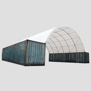 C3340 PE/PVC Container Carport Tent Outdoor Shipping Container Carport Shelter For Sale