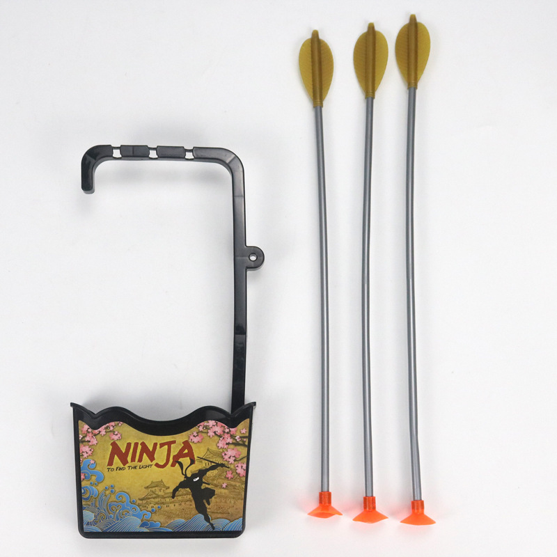 High quality Japanese ninja weapons plastic toys Samurai swords bow darts combination children's set for Halloween play props