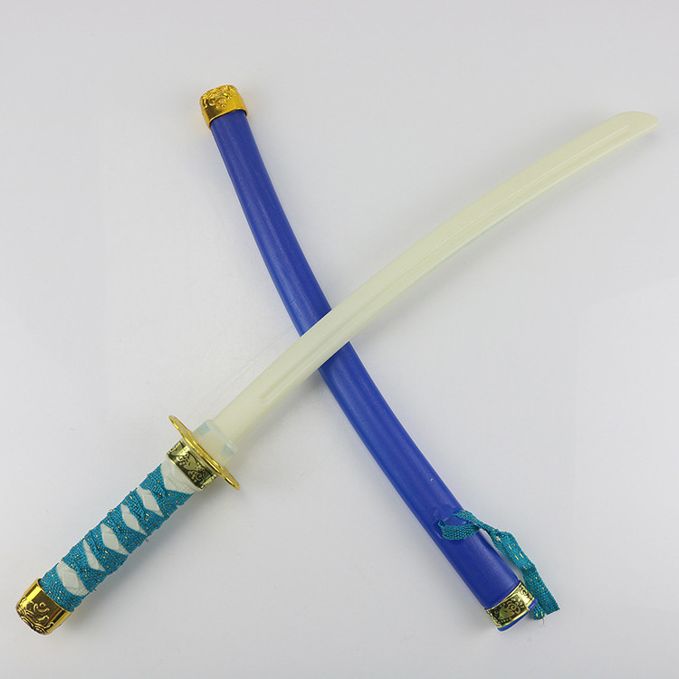 Children's weapon Japanese Samurai long plastic color mixed katana for sale