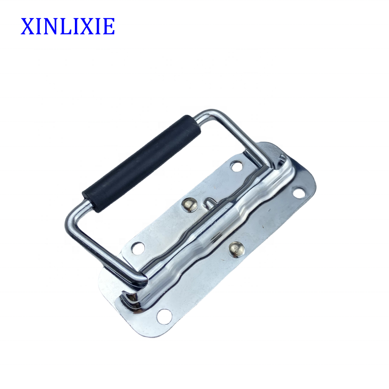 Pull Ring Handle Nickle Plated Iron Mount Toolbox Lifting Door Case Chest Recessed Handle Grip Pull