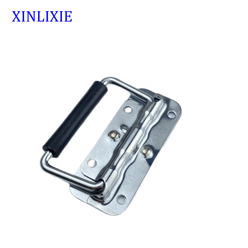 Pull Ring Handle Nickle Plated Iron Mount Toolbox Lifting Door Case Chest Recessed Handle Grip Pull