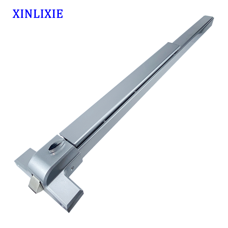 Iron Paint Sliver Commercial Emergency Escape Door Emergency Exit Double Door Lock 650Mm Panic Bar