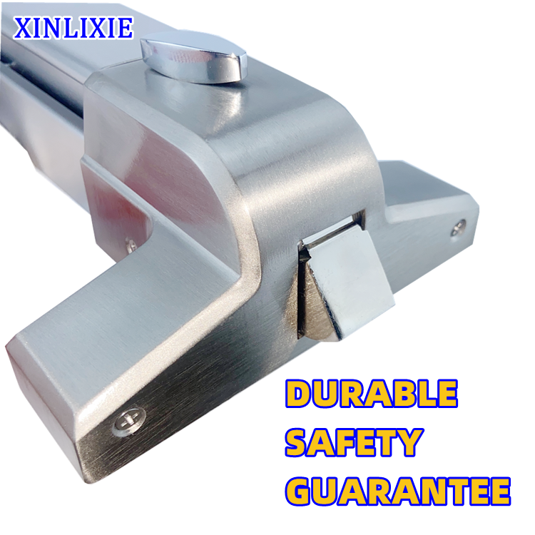 Fire Escape Door Lock Panic Push Bar Exit Device Emergency 1000Mm Size Lock Fire Vertical Rod Anti Panic Bar