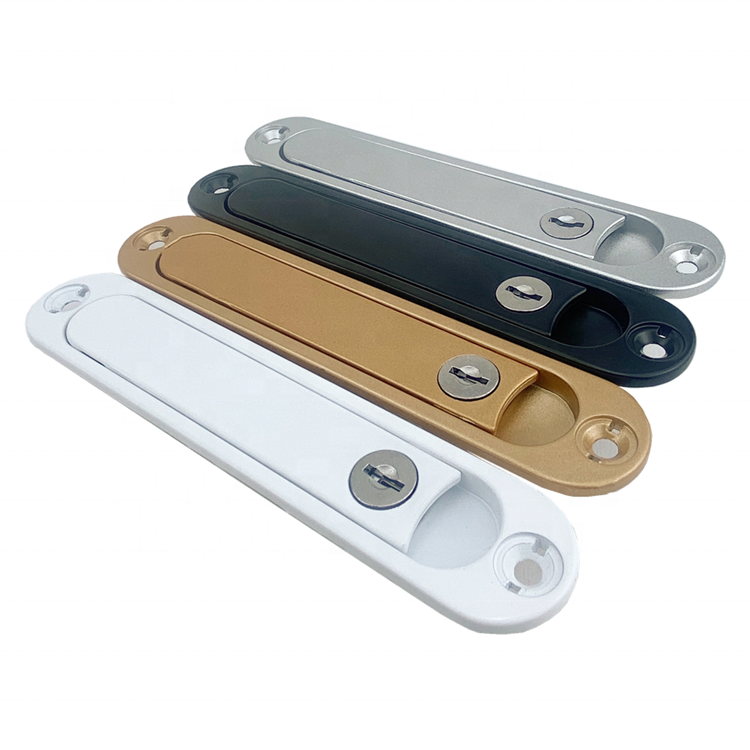 Safety Aluminum Sliding Door Single Hook Lock Window Handle Modern Upvc  Door Window  Lock