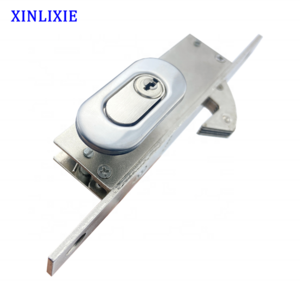 Wholesale Door And Window Accessories Metal Gate Narrow Style Aluminum Sliding Door Lock Hook Latch