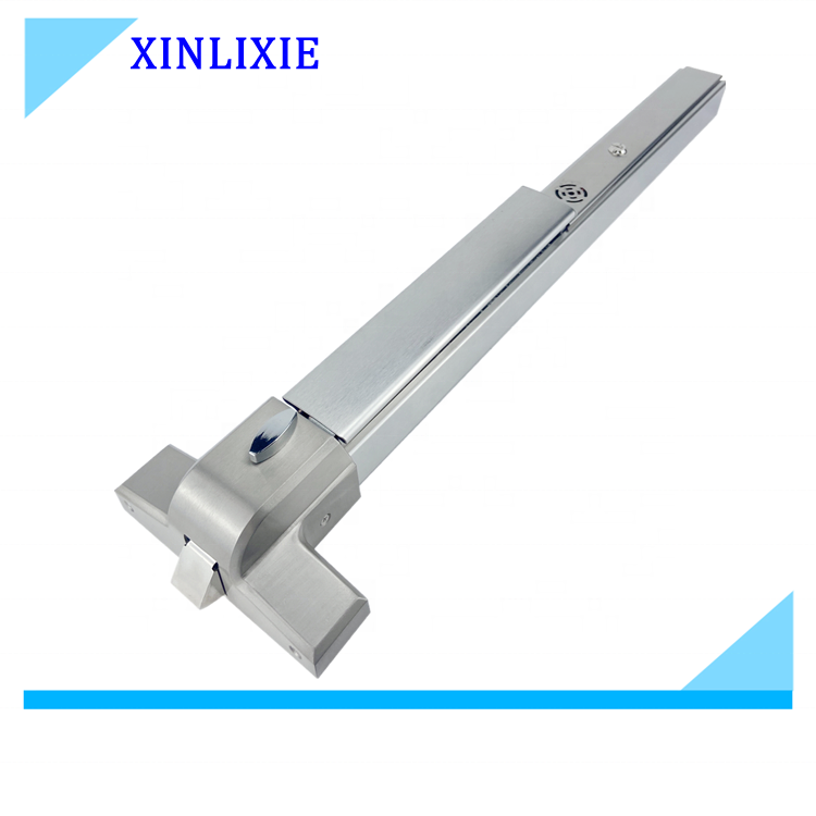 Commercial Door Push Bar Panic Exit Device Iron Paint Sliver Anti Panic Bar Fire Rated Door Lock Push Bar