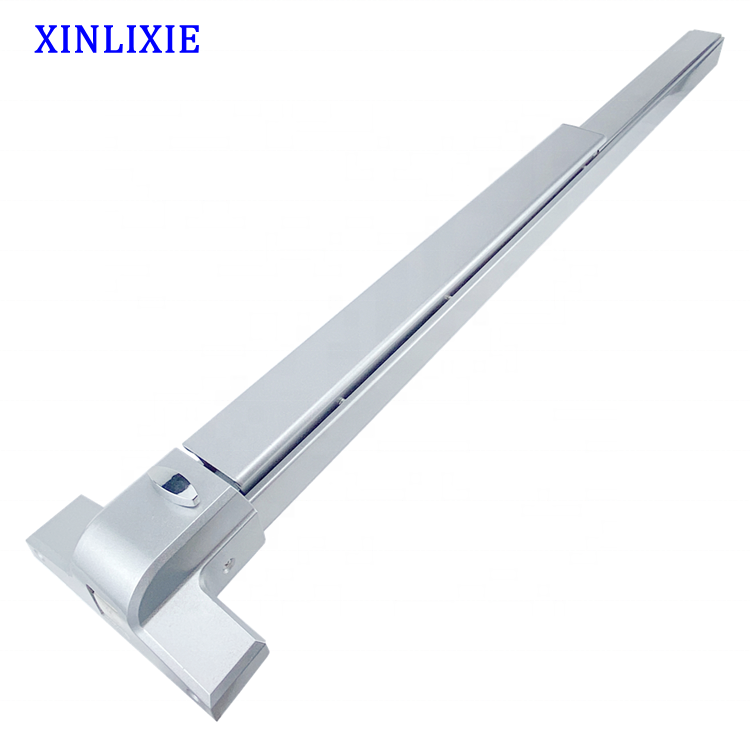 Commercial Door Push Bar Panic Exit Device Iron Paint Sliver Anti Panic Bar Fire Rated Door Lock Push Bar