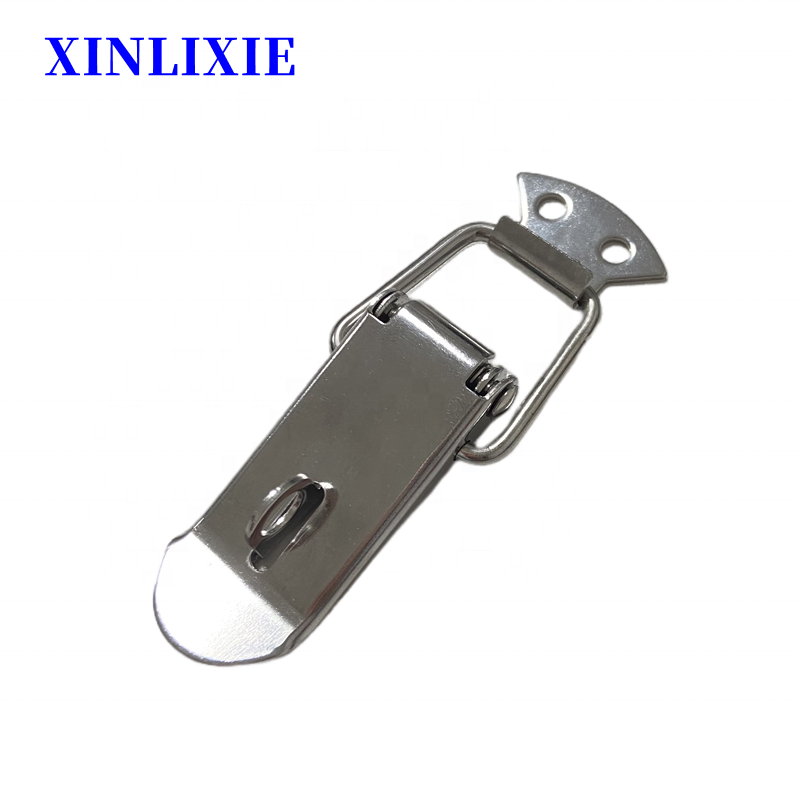 Stainless Steel Spring Loaded Toggle Latch,Sliver Catch Hasp Clamp Clip Lock With 304 Stainless Steel Screws For Cabinet