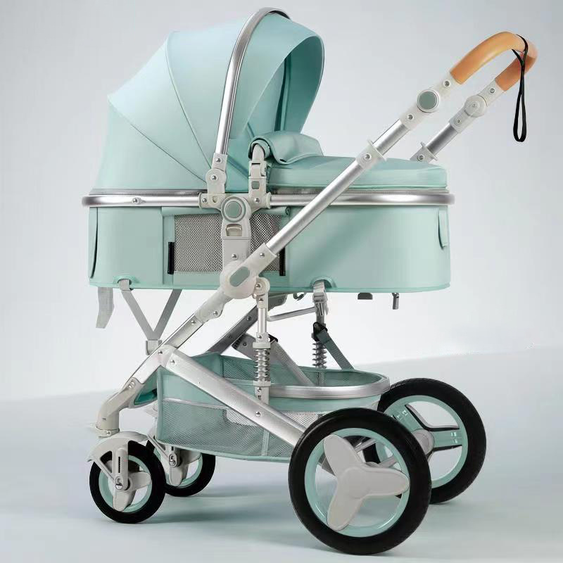 High Quality baby stroller luxury high landscape  Multi-Functional baby pram baby strollers for travel iron frame