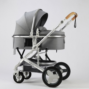 High Quality baby stroller luxury high landscape  Multi-Functional baby pram baby strollers for travel iron frame