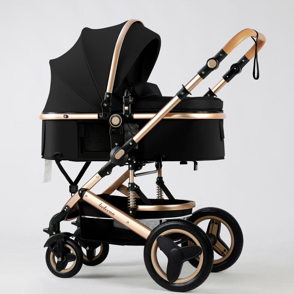 High Quality baby stroller luxury high landscape  Multi-Functional baby pram baby strollers for travel iron frame