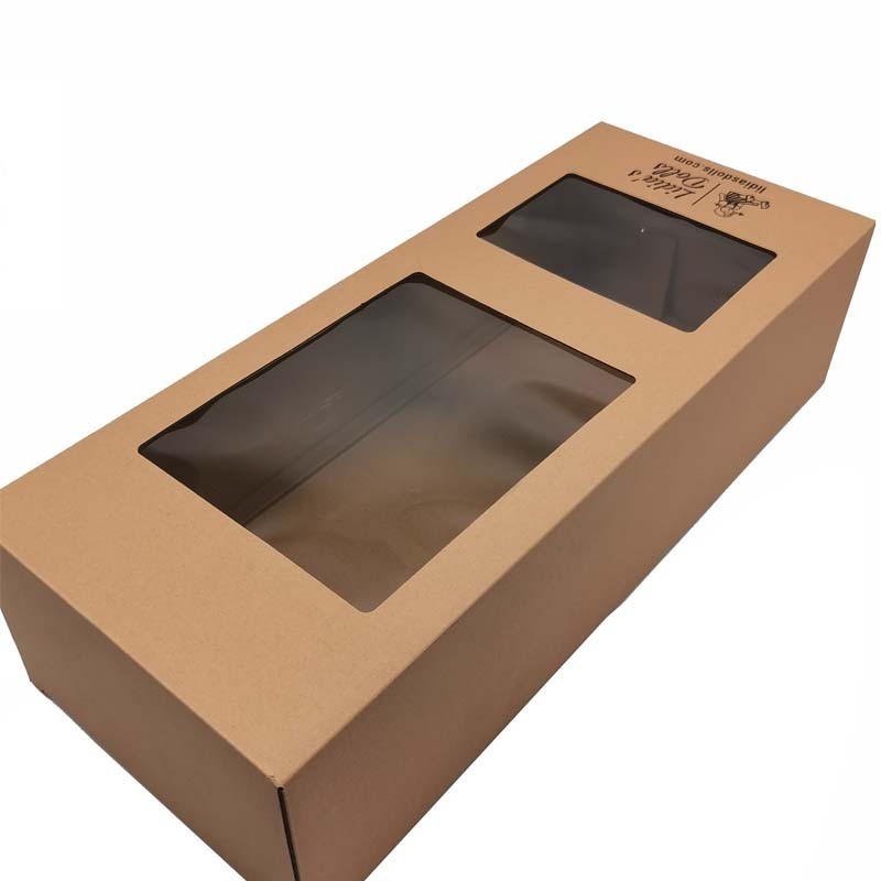 Wholesale custom kraft paper toy packing corrugated doll gift shipping boxes