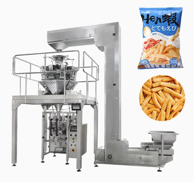 automatic weighing machine frozen french fries food chips rice sugar grain weight multi-function packaging machines