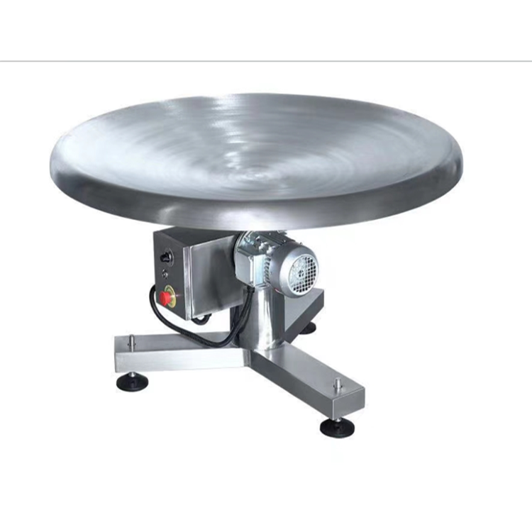 1.2m/1.5m/2m diameter Stainless Steel table diameter Motorized industrial Round Rotary Packing Table