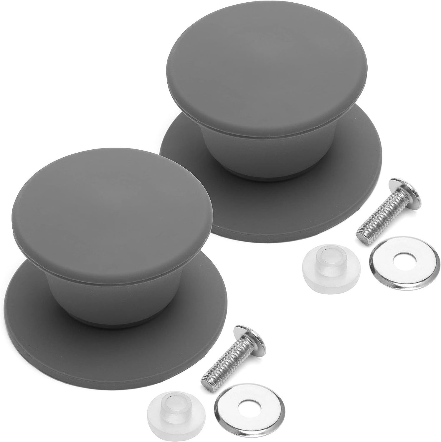 Heat Resistant Pan Lid Holding Handles Silicone Replacement Knob