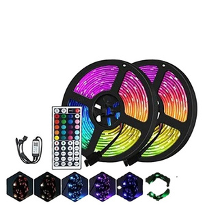 USB color changing music light 5M 10M 20m SMD 5050 RGB waterproof Bluetooth intelligent APP 44 LED intelligent strip light