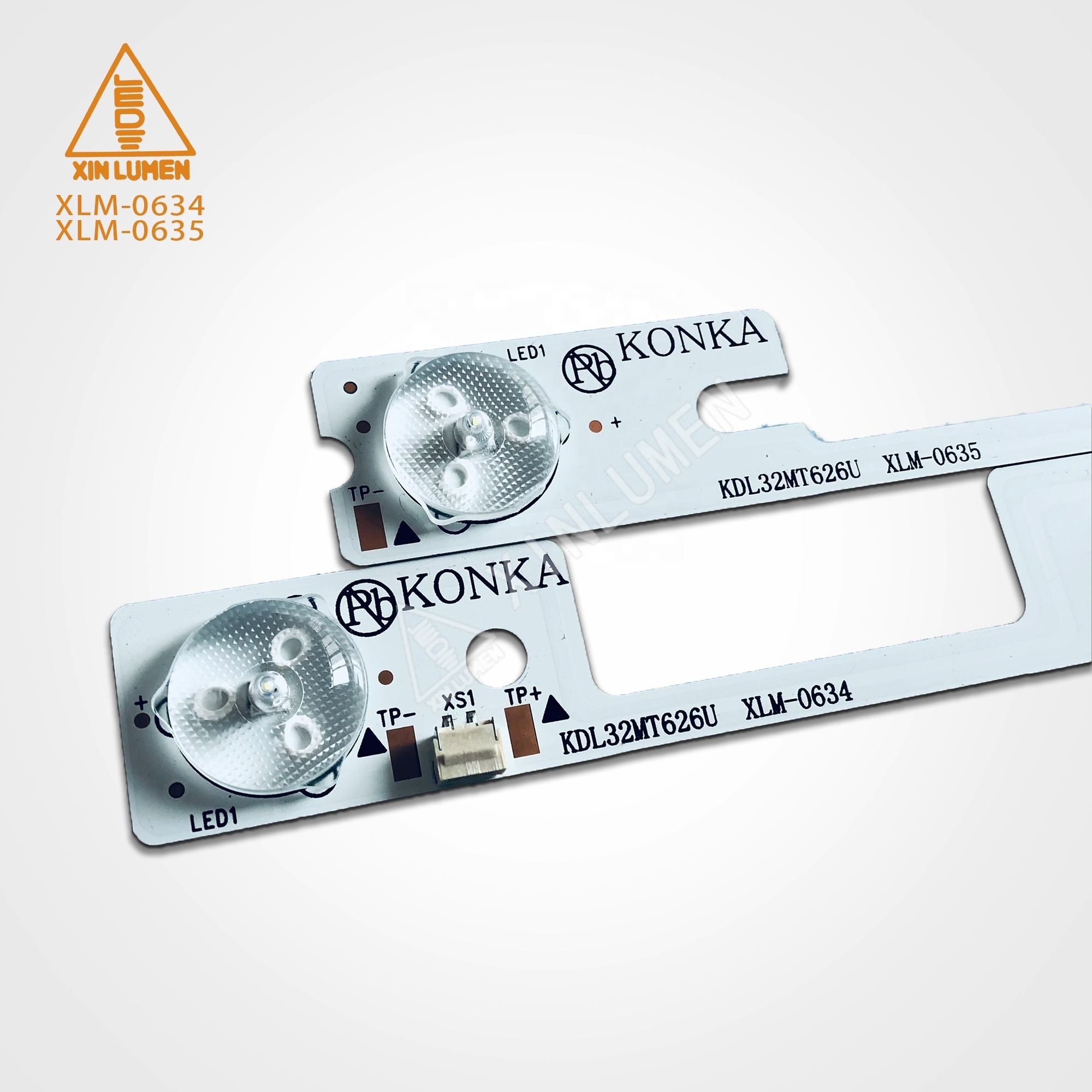 Konka KDL32MT626U 4leds+3leds 2pairs LED TV backlight strip 55 inch TV repair skyworth,  Haier Konka KDL32MT626U