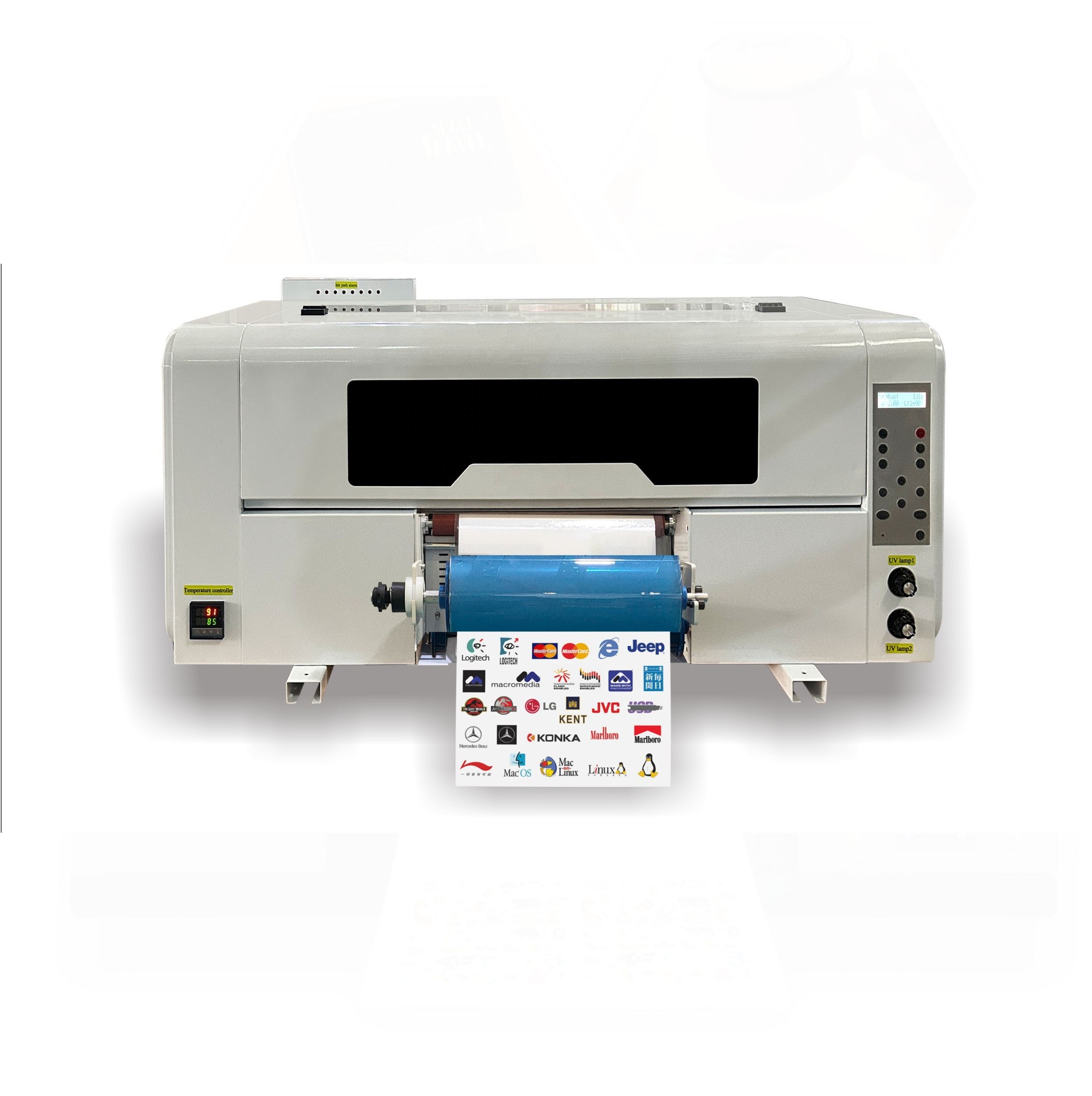 Reduced Noise Printing UV Desktop Color Label Sticker Printer Easy To Operate Pigment Printer