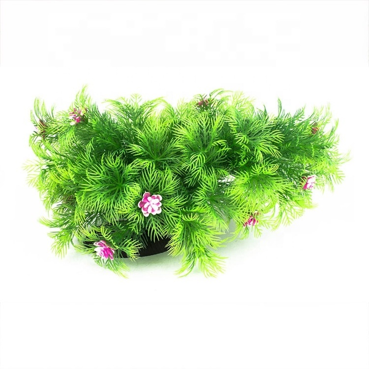 Wholesale Fish Tank Aquarium Decoration Ornament Artificial Plastic Aquatic Plant