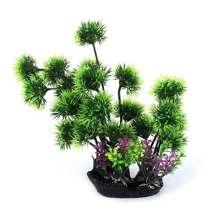 Wholesale Fish Tank Aquarium Decoration Ornament Artificial Plastic Aquatic Plant