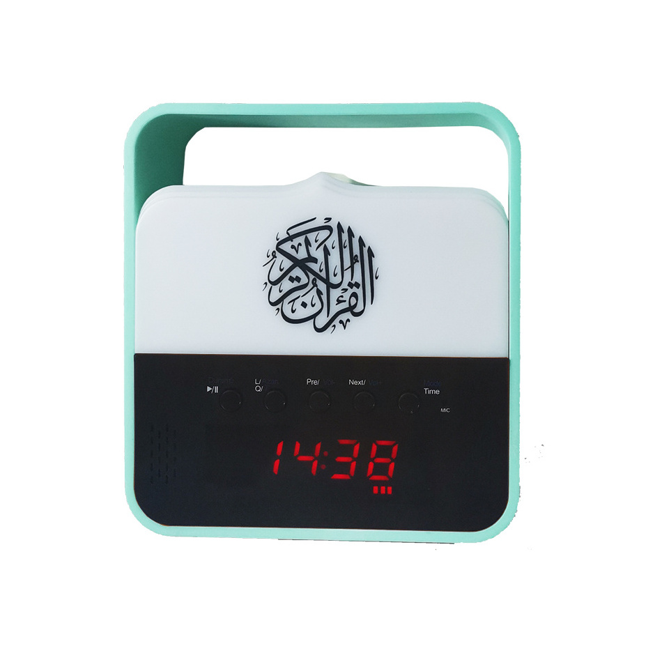 Holy Gift Alquran Player Remote And APP Smart Control Tablet BT  7 Colorful Night Light Led Quran Speaker