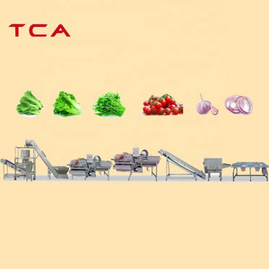 Customized multi use vegetables and fruit salad making machine vegetables cutting cleaning washing line