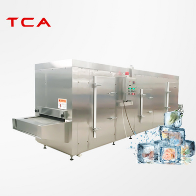 TCA XINDAXIN Iqf Freezing IQF French Fries Freezing Tunnel frozen machines