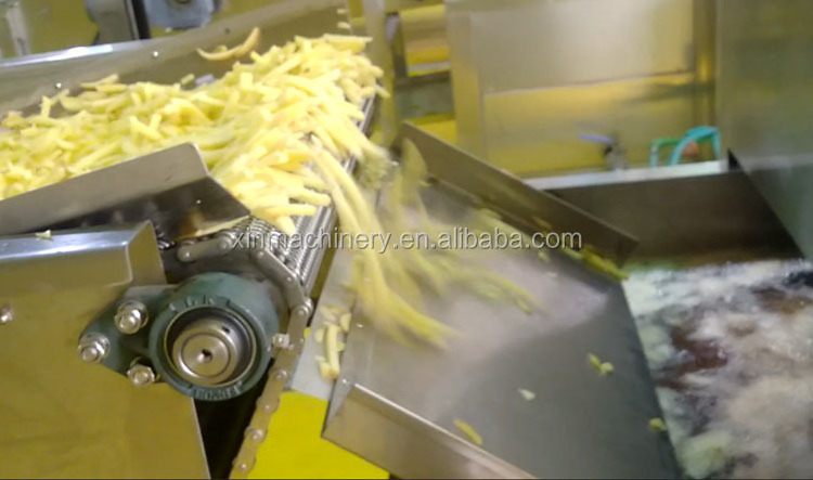 Full- automatic Fried Potato Chips Production Line / French Fries Making Machine / Frozen Fries Processing plant