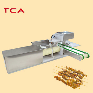 Automatic Electric Kabab Maker Meat Skewers Machine Bbq Meat Skewer Machine