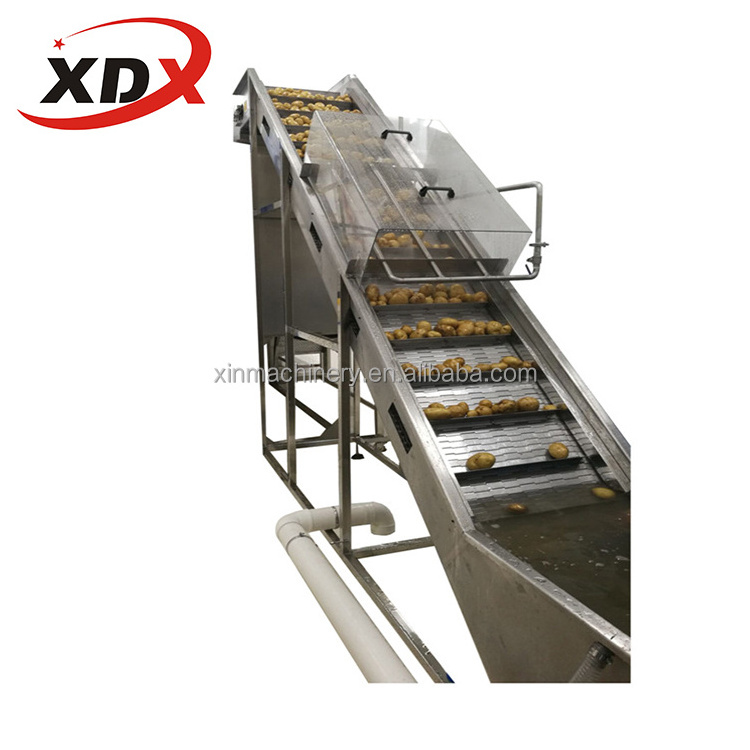 french fries frying and cutting machine of french fries production line