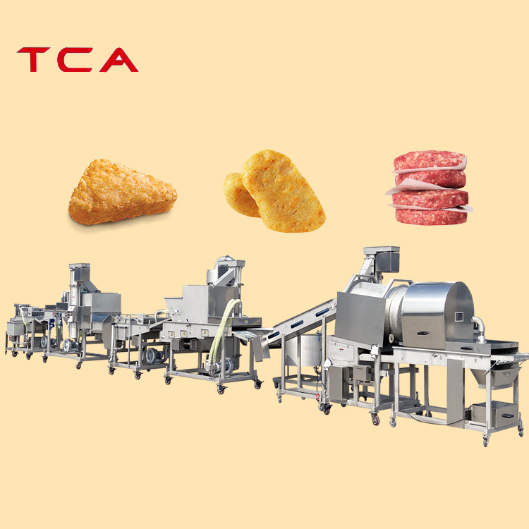 chicken nuggets forming machine chicken nuggets production line