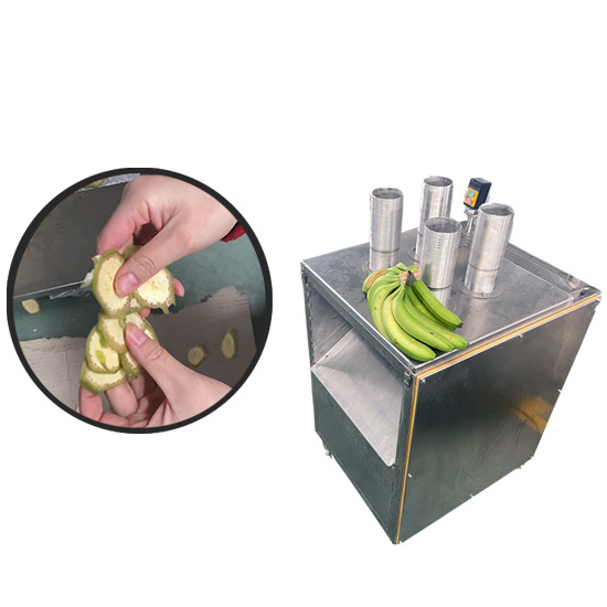 Electric Banana Stainless Steel Slicer Plantain Banana Cucumber Vegetable Fruit Chips Slicer Automatic