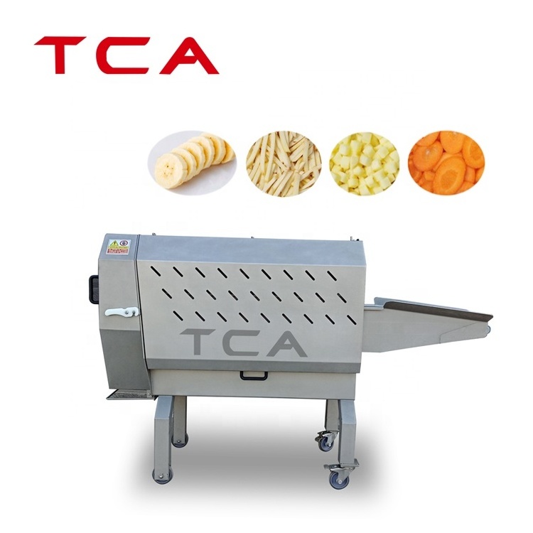 TCA large output 200-1000kgh potato chip thin slicer electric potato chips slicer sweet potato chip cut machine slicer