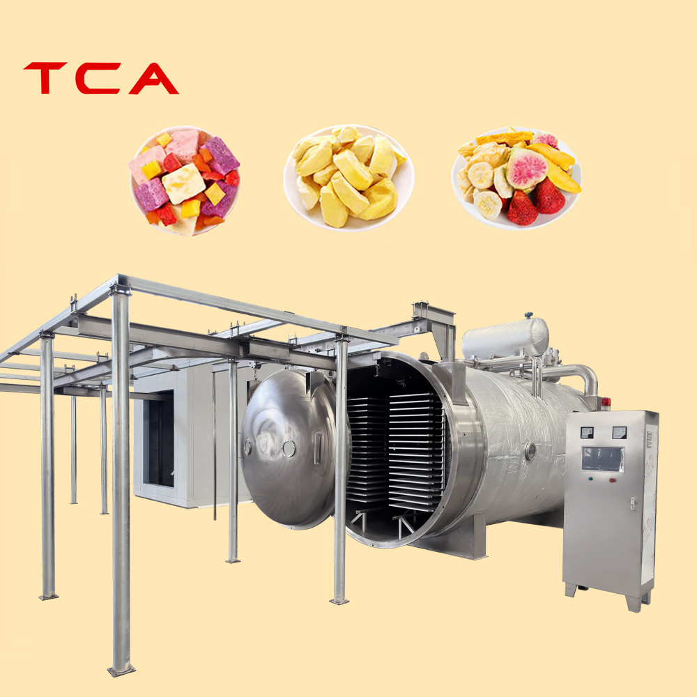 TCA XINDAXIN 1000Kg 500Kg 300Kg 200Kg 100Kg 50Kg 100kg Food Commercial Industrial Vacuum Freezer Dryer dry freezers