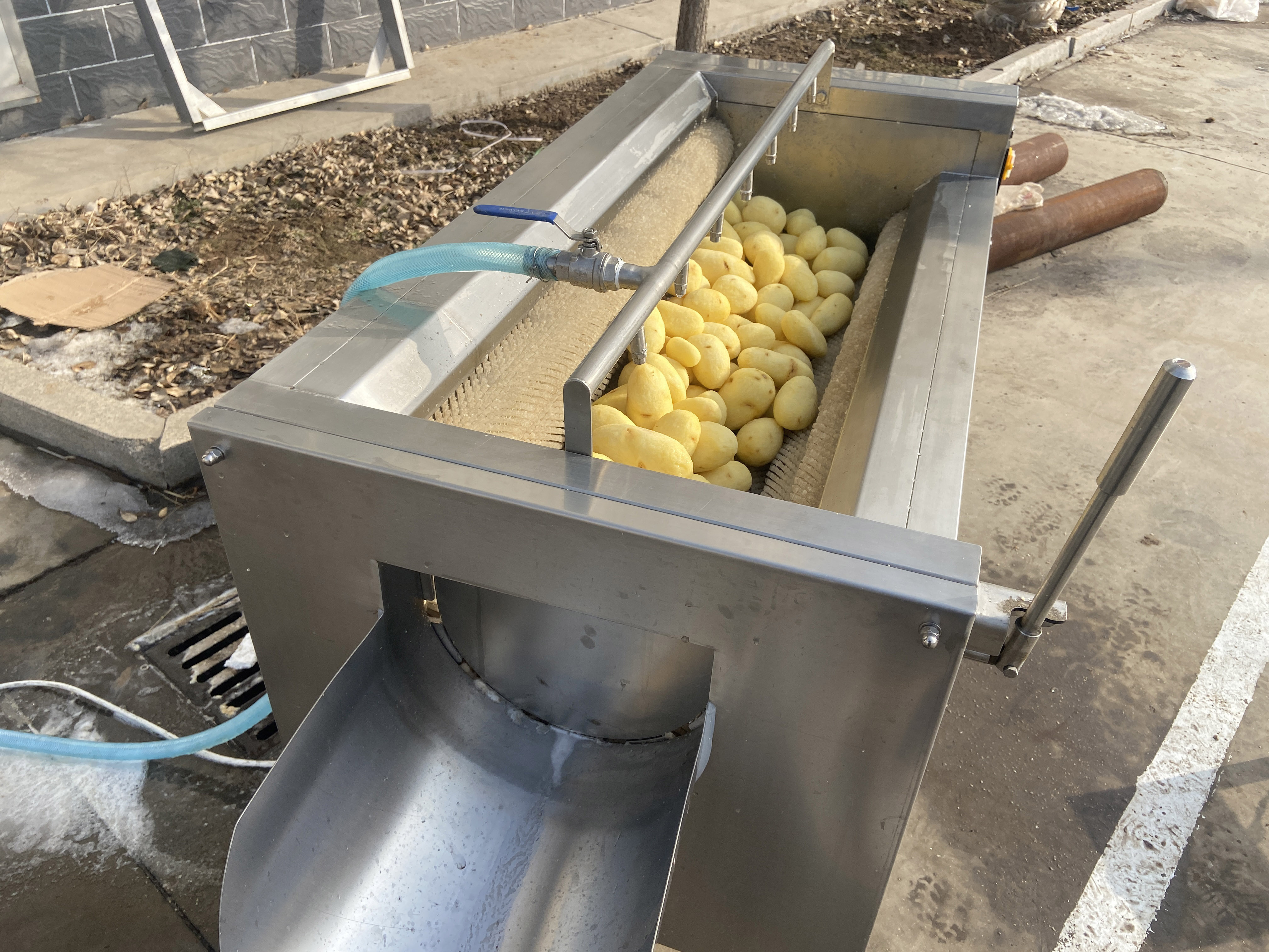 Fully Automatic Industrial Potato Peeling Machine/potato Washing Machine Price/potato Peeler Machine For Sale