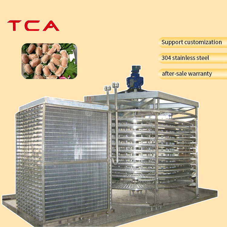 TCA Single Spiral Quick-Freezing Quick Cooling Refrigeration Cooling Performance Temperature Adjustable Potato Chips Salad