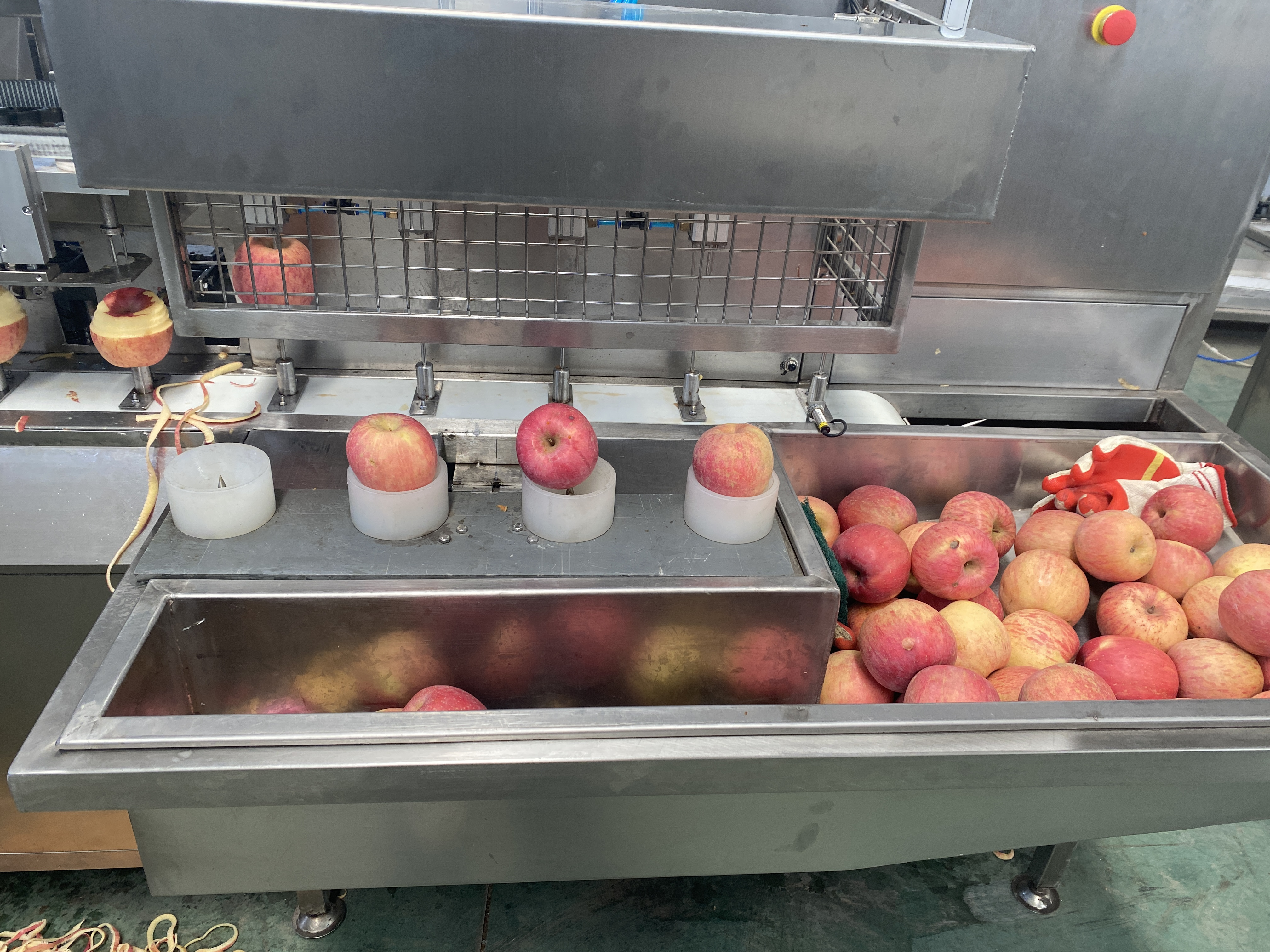 Apple orange peeling machine Industrial Electric stainless steel Apple Peeler Corer Slicer Machine