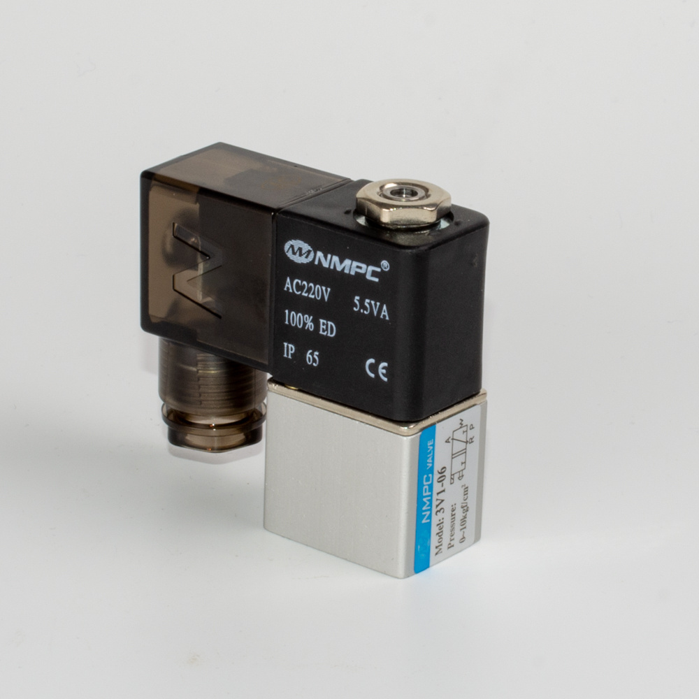 New Product compressed air control valve 3v1-06 solenoid valve Direct acting Micro Solenoid valve