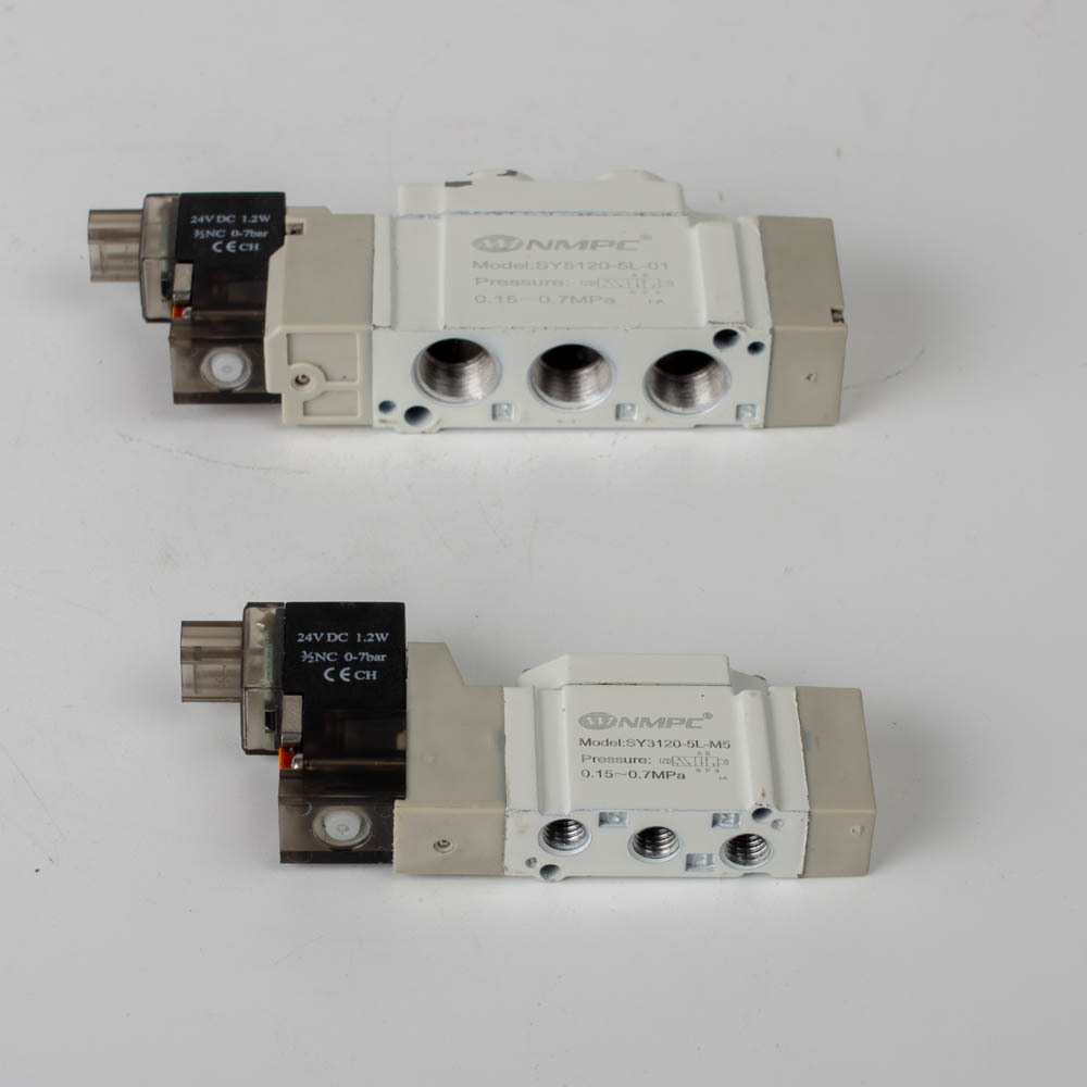 SMC Type SY7120 SY5120 Series 5/2 way 5/3 way 220V 24V Directional Control Valve Pneumatic Solenoid Valve