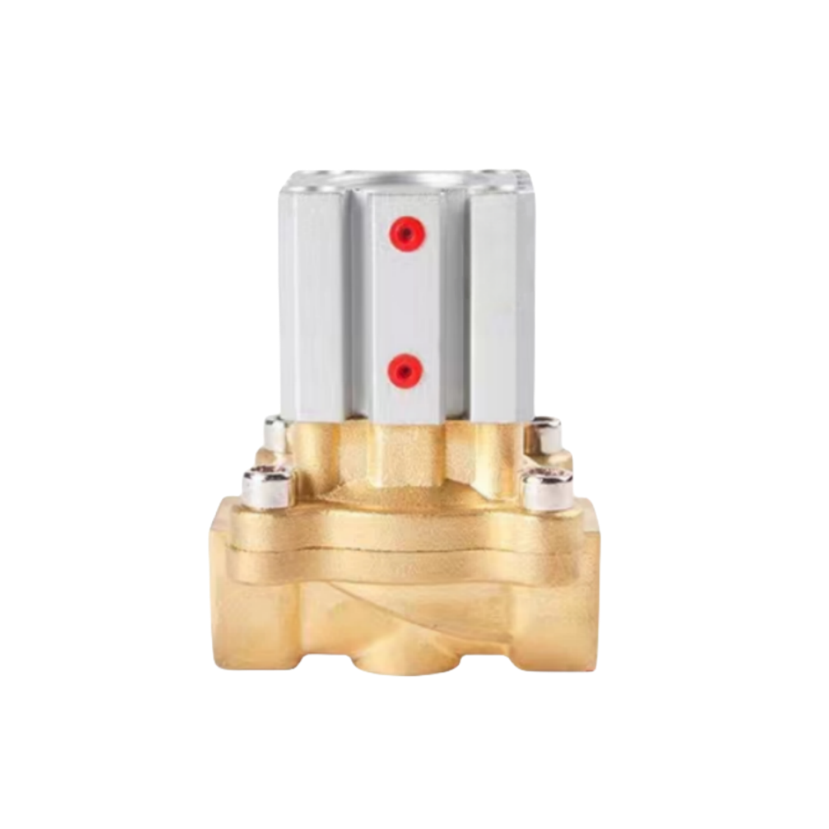 New type 2QS series air control two way valve stainless steel double acting cylinder valves