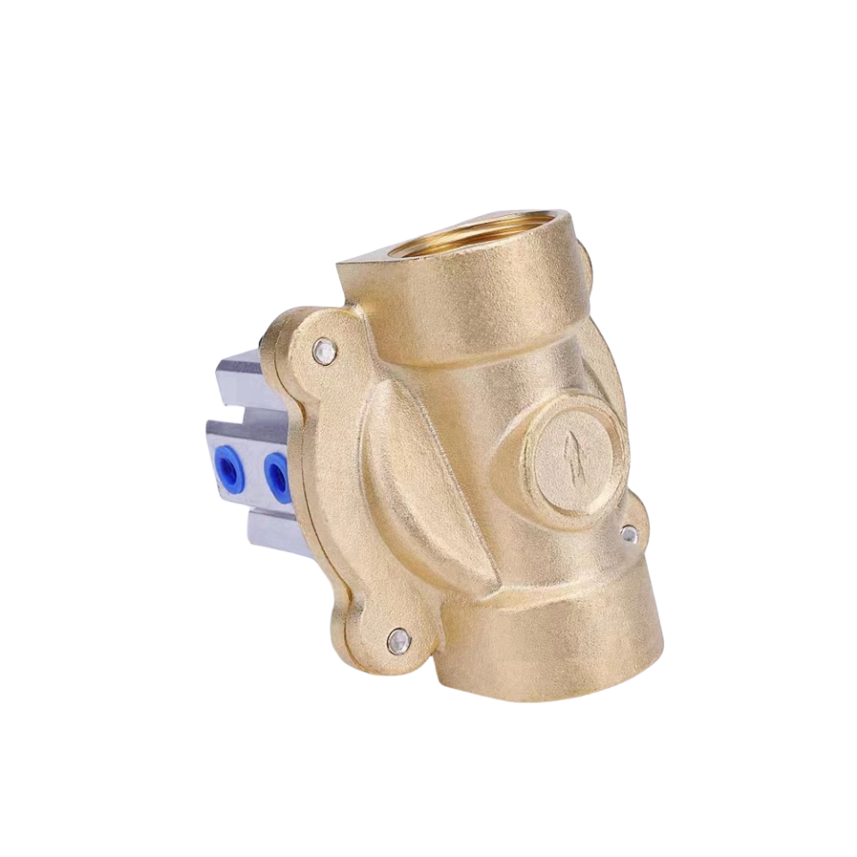 New type 2QS series air control two way valve stainless steel double acting cylinder valves