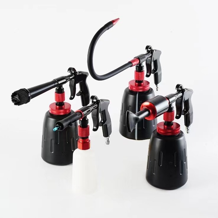 New Design Metal Tube Rotation Air Engine Cleaning Gun car wash machine