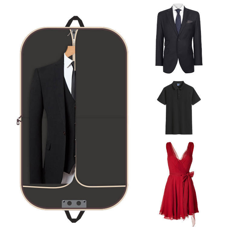 Breathable Garment Bag, Suit Covers, Travel Carrier Bag with Handles