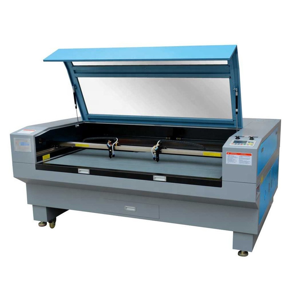 CO2 laser cutting machine lazer cutter for leather shoes packaging printing foam