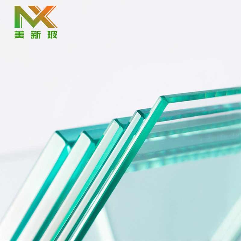 Toughened shatterproof Tempered  flat glass 10mm clear