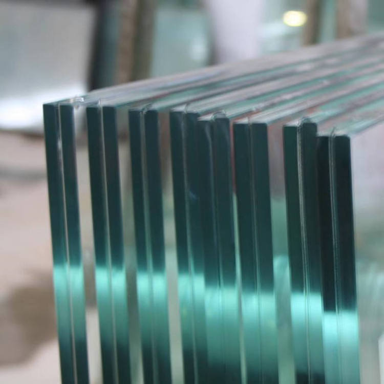 10.38 mm 5+0.38+5mm clear annealed epoxy pvb tempered laminated safety glass price  standard size