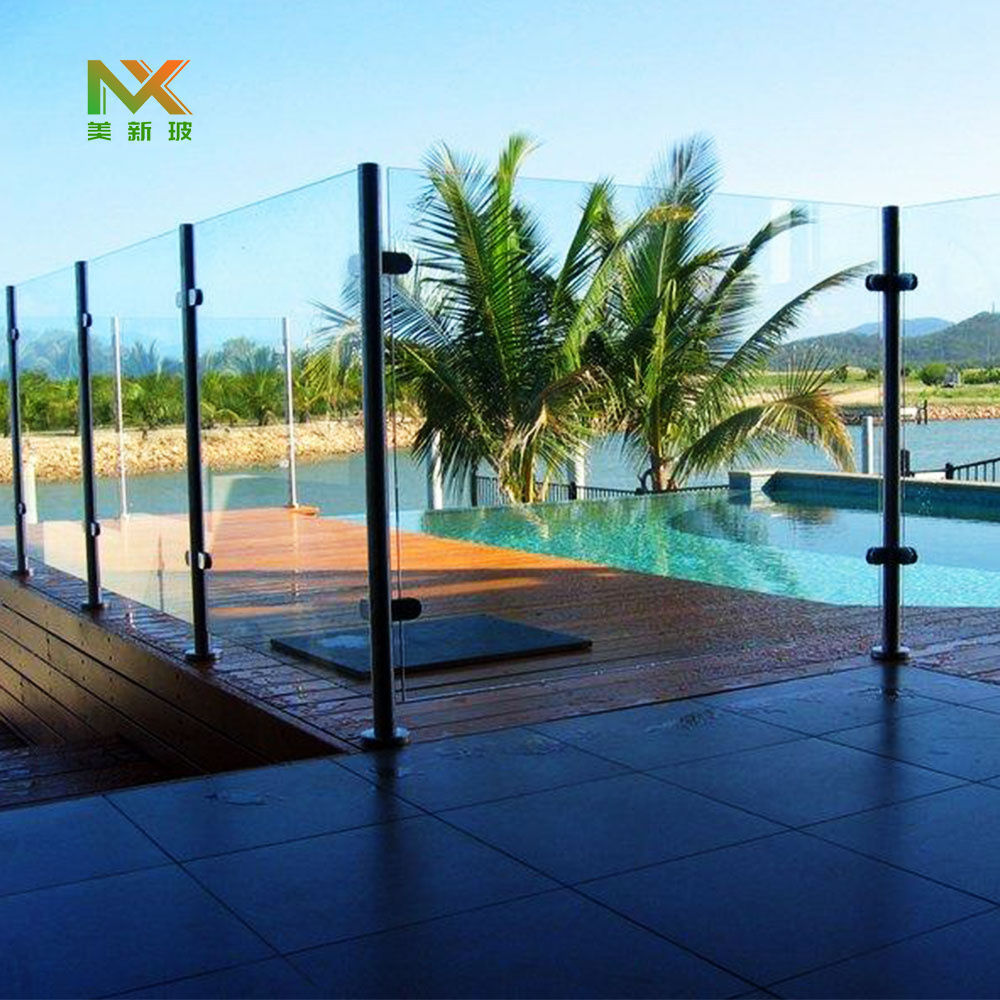 Meixin glass swimming pool tempered glass pool fence panels