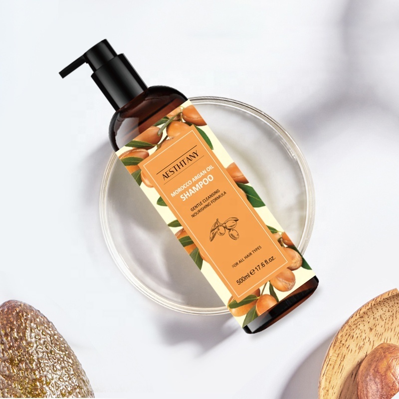 Argan Oil Shampoo Manufacturer OEM Organic Herbal Private Label Hair Shampoo