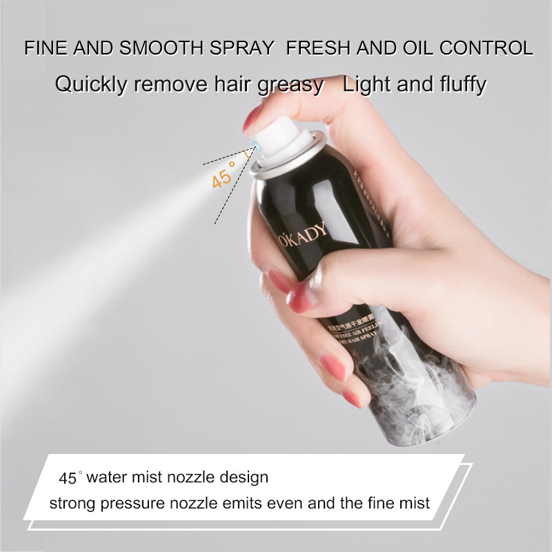 Factory direct sales Volumizing No-wash Remove Oil Hair Fluffy Spray Refreshing Clean Lazy Leave-In Dry Hair Spray